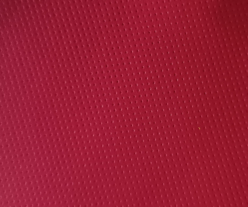 433C PERFORATED LAMB NAPPA UPPER COL. RED FOR FOOTWEAR